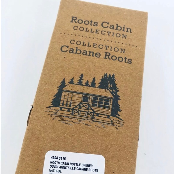 ROOTS Bottle Opener Classic Cabin Wood Handle - Picture 8 of 10